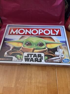 Baby Yoda Edition Monopoly Game Star Wars The Mandalorian The Child